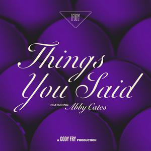 Cody Fry的《Things You Said》歌词