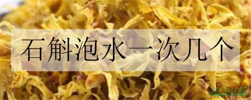 石斛泡水一次几个 石斛泡水的禁忌