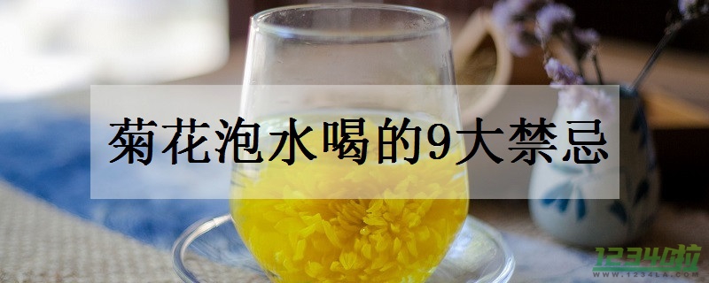 菊花泡水喝的9大禁忌