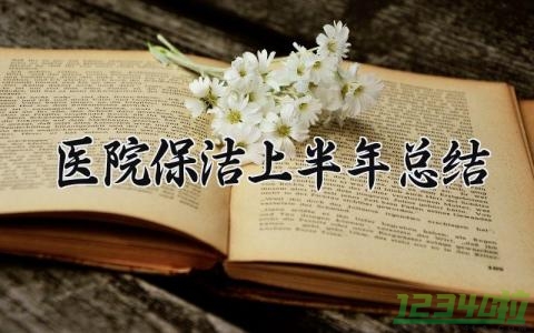 医院保洁上半年总结范文 医院保洁半年度总结内容素材 (6篇）