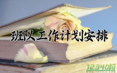 班队工作计划安排范文 班队工作计划安排表怎么写 (17篇）