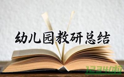 幼儿园教研总结2024年下学期（18篇）