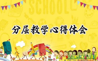 分层教学心得体会怎么写范文 (6篇）